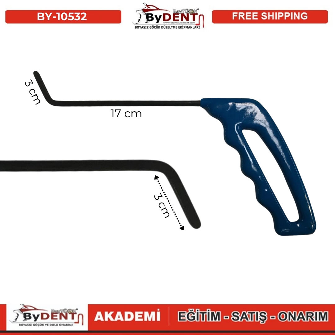 pdr, tools, göçük, düzeltme, kuşak arası, boyasız göçük, boyasız göçük düzeltme, pdr tools, otomalzemeal, bydent, göçük düzeltme ekipmanı,