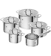 Zwilling TrueFlow tencere seti, 5 parça, dökme fonksiyonlu, indüksiyonlu ocaklara uygun, kaplamasız...