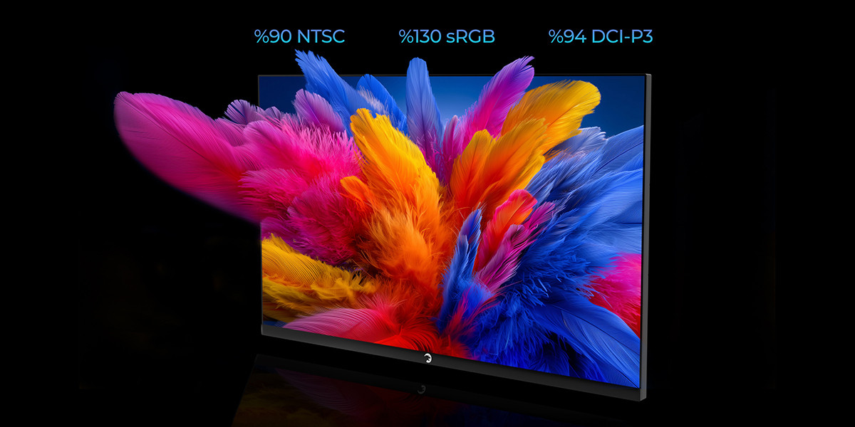 GamePower Lunis L20 24″ 240Hz 0.5Ms VA FHD RGB Pivot Gaming Monitör (Ölü Pikselde Anında Değişim)