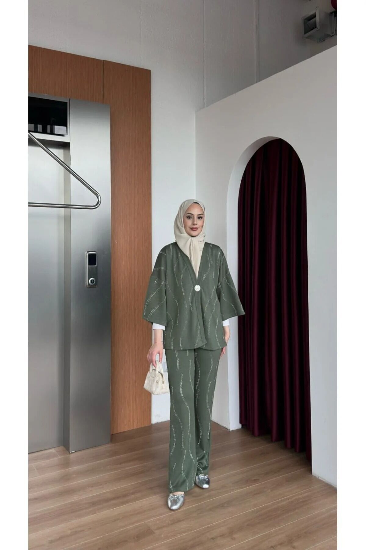 Kimono Takım Taş Rengi
