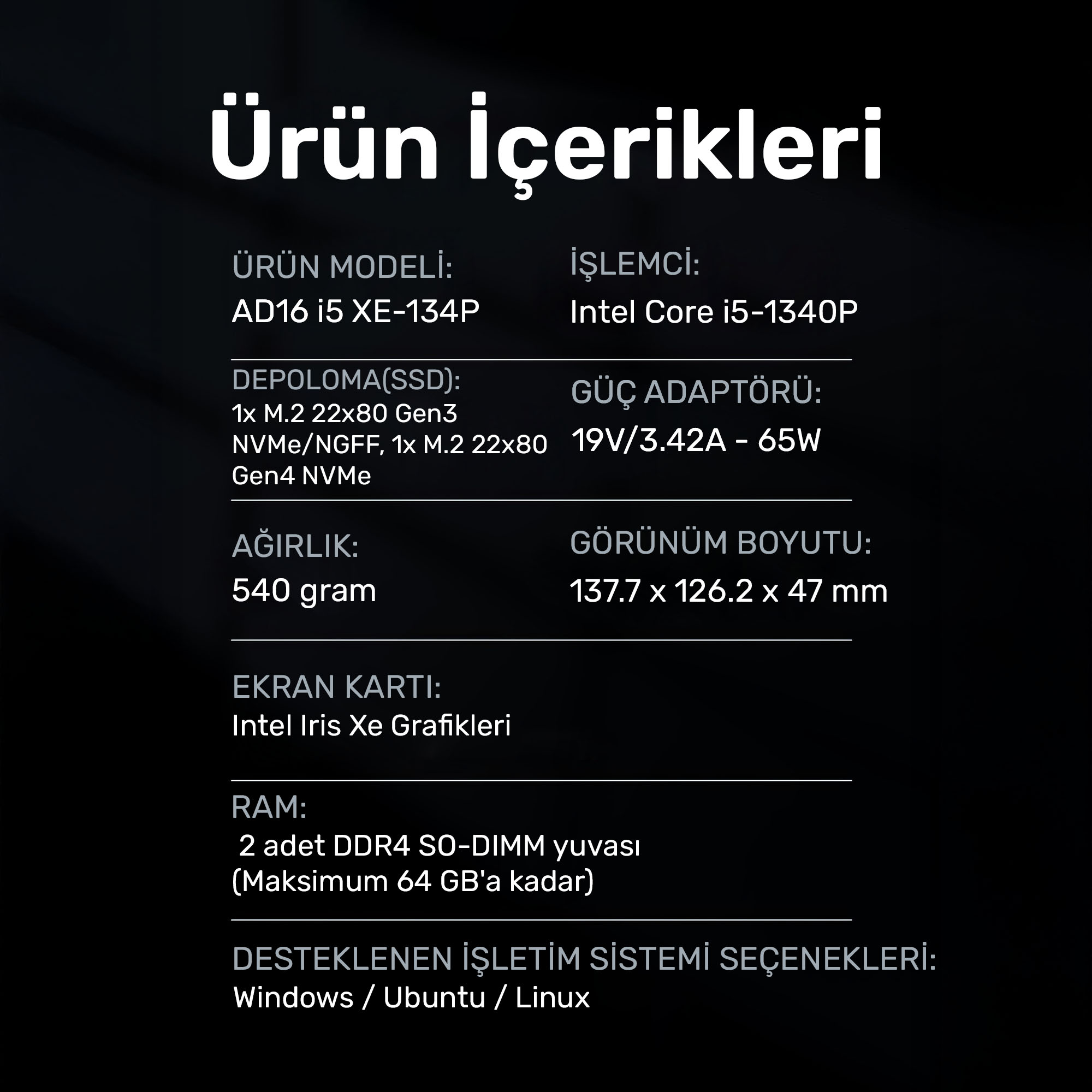 AD16-i5-XE-134P021