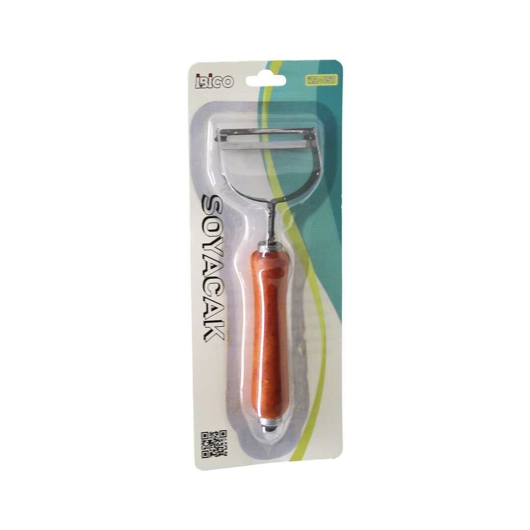 ANKAVERSE® Ahşap Saplı Tekli Soyacak (5286)