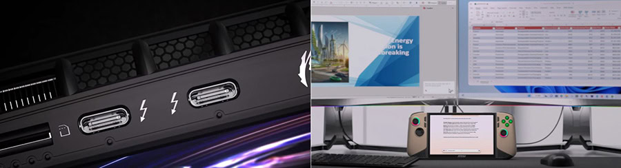 MSI CLAW 8 AI+ A2VM SUPER PACK-220TR Dokunmatik Oyun Kontrolcüsü H11