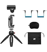 Sennheiser Professional MKE 200 + Mobil Cihaz Seti, Smartp'li Yönlü Kamera Doğrudan Mikrofonu...