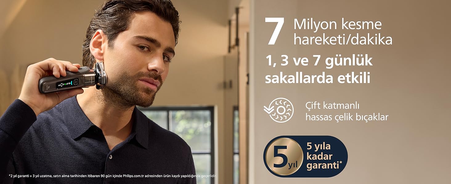 Philips tıraş makinesi, Philips premium tıraş, i9000