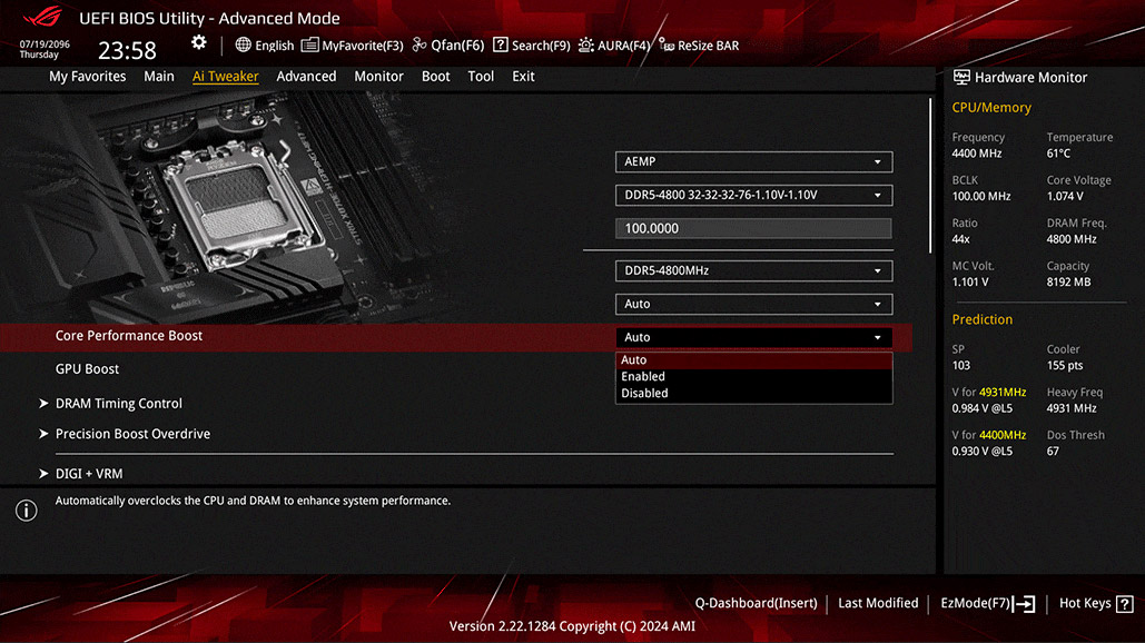 ROG STRIX X870E-H GAMING WIFI7