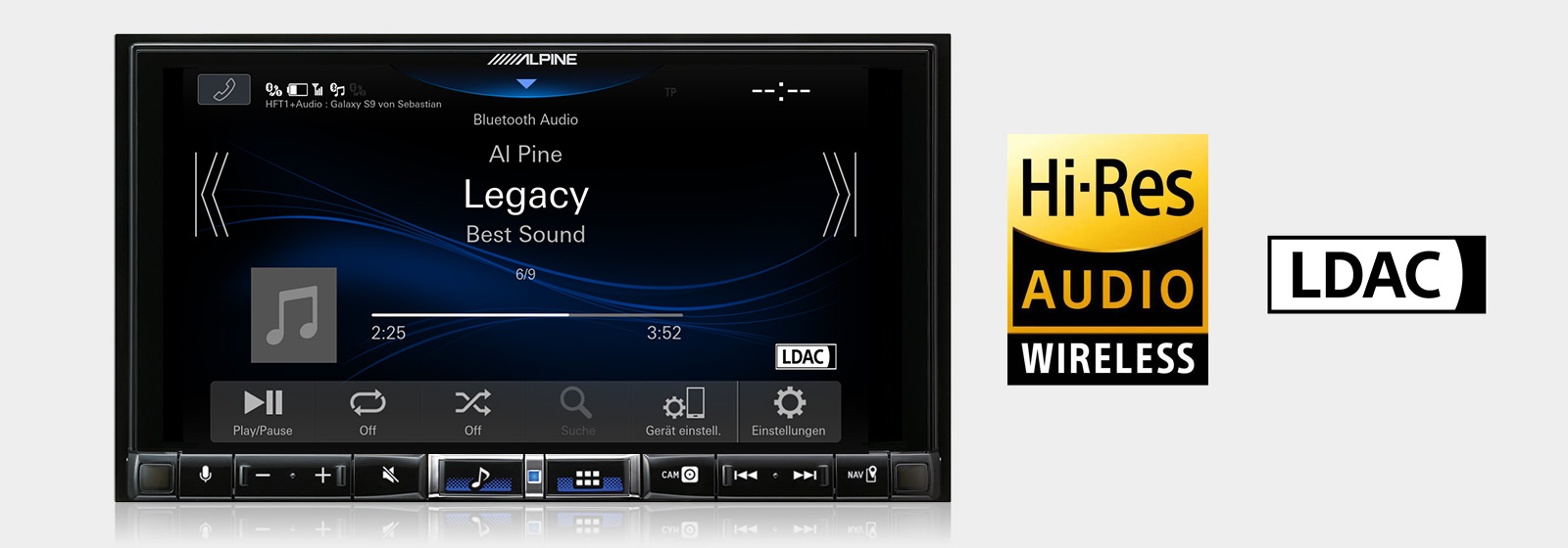 Bluetooth Hi-Res Audio Streaming