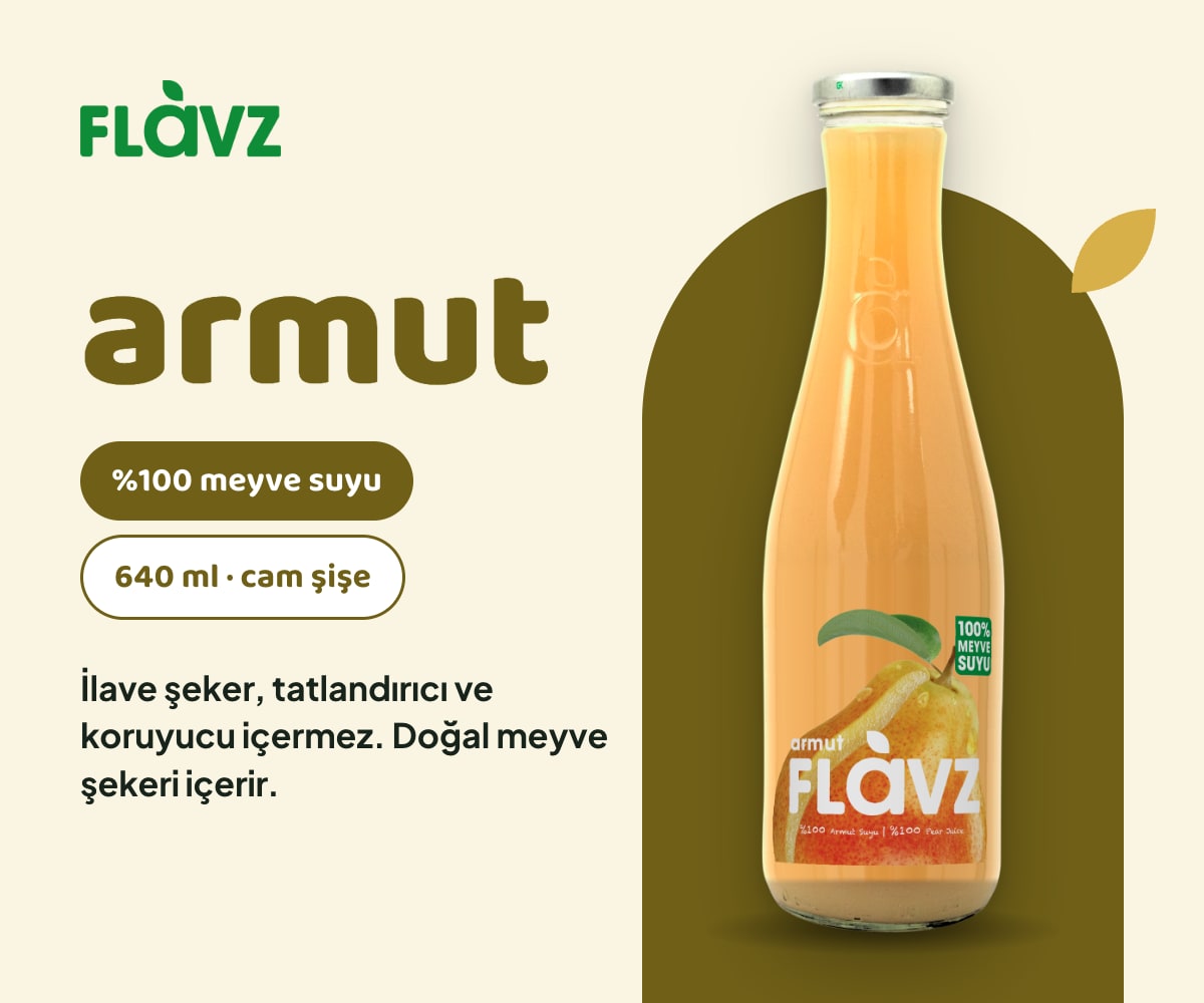 FLAVZ %100 Armut Suyu 640 ml bilgi görseli 1