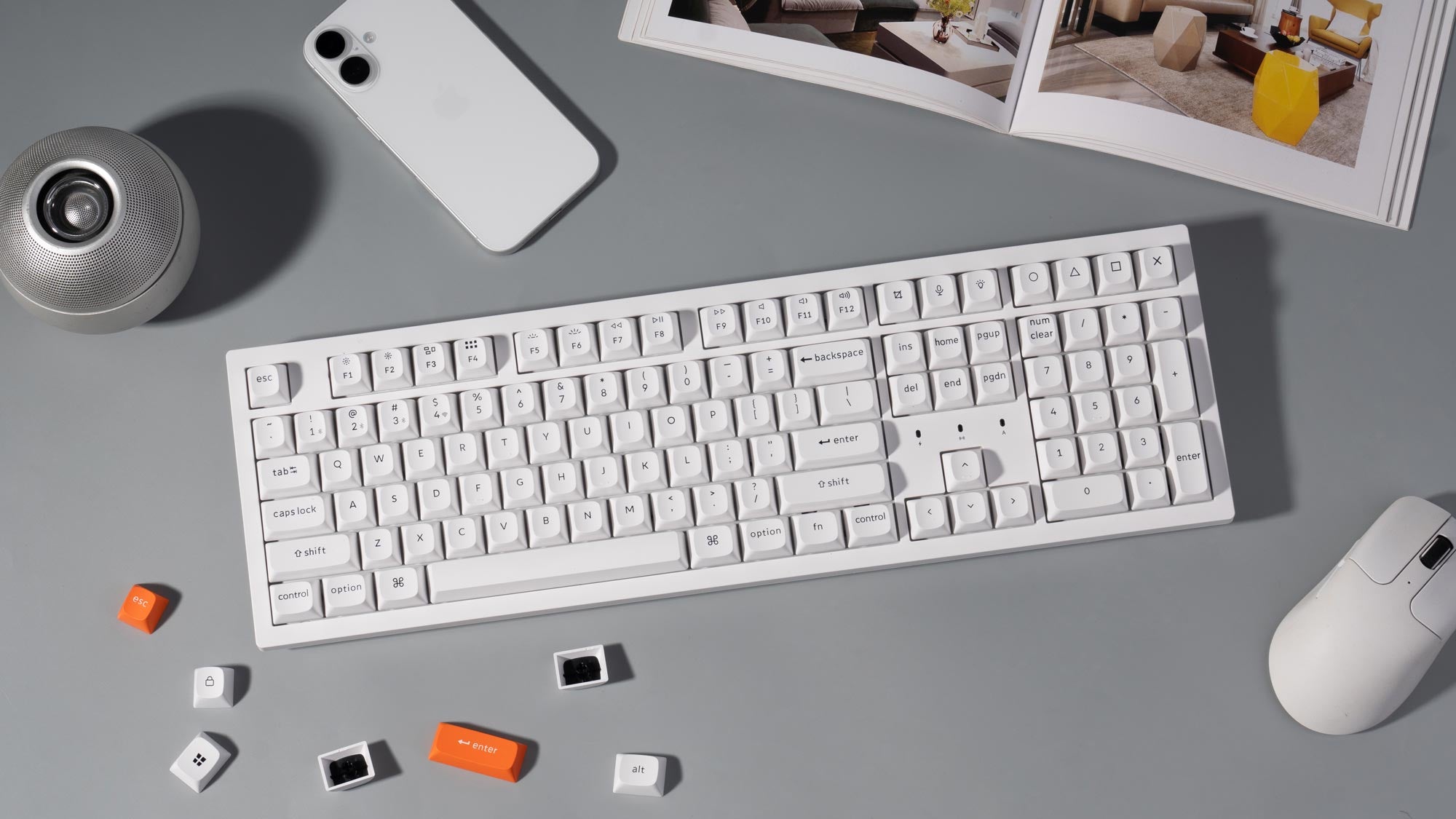 Keychron K10 Max Super Red switch, 1000 Hz, çift atışlı PBT Fiyatı