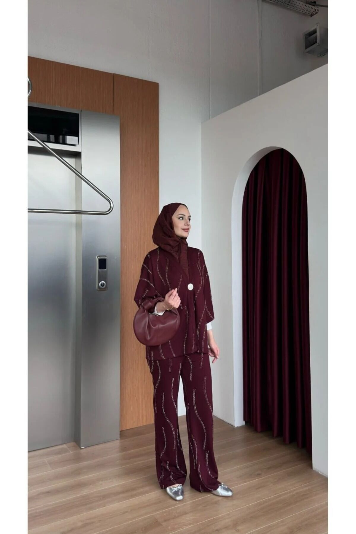 Siyah Kimono Arka