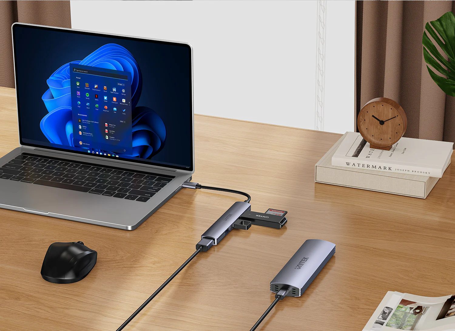 Unitek Type-C to 4 Port 1XUSB 3.0 - 3XUSB 2.0 Çoklayıcı (H1208B)
