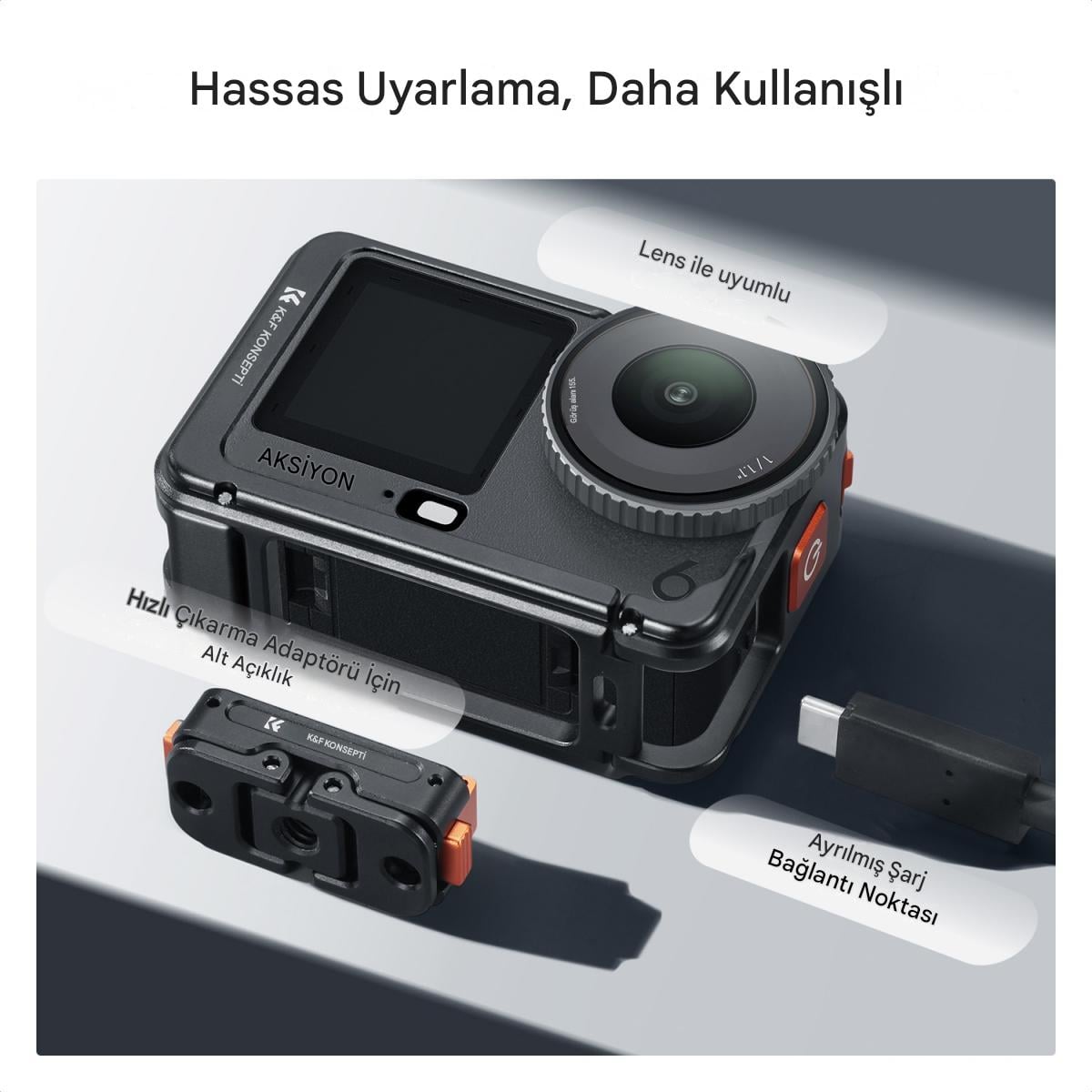 Osmo Action 6 Alüminyum Kafes