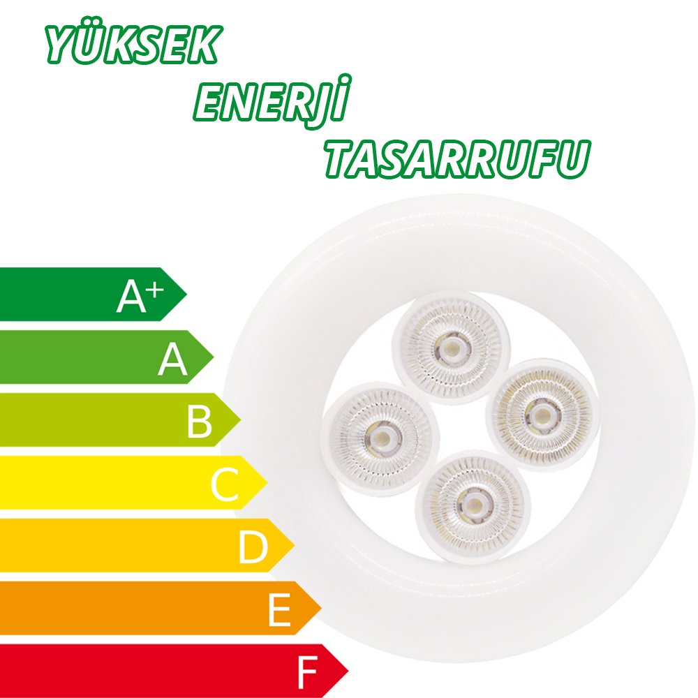 Powermaster KK-902 4'lü Led Lamba