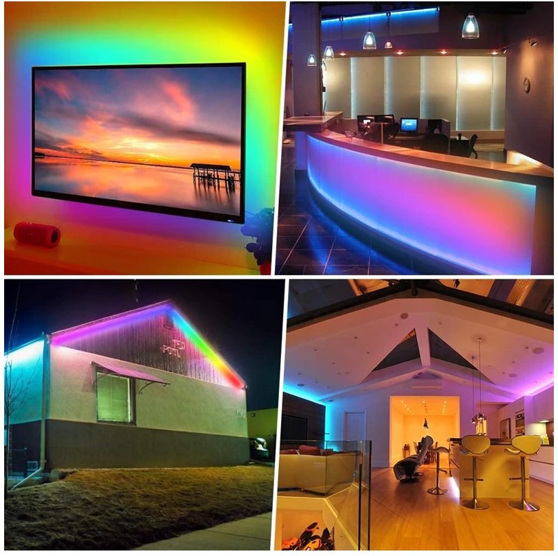 cata rgb şerit led uygulama