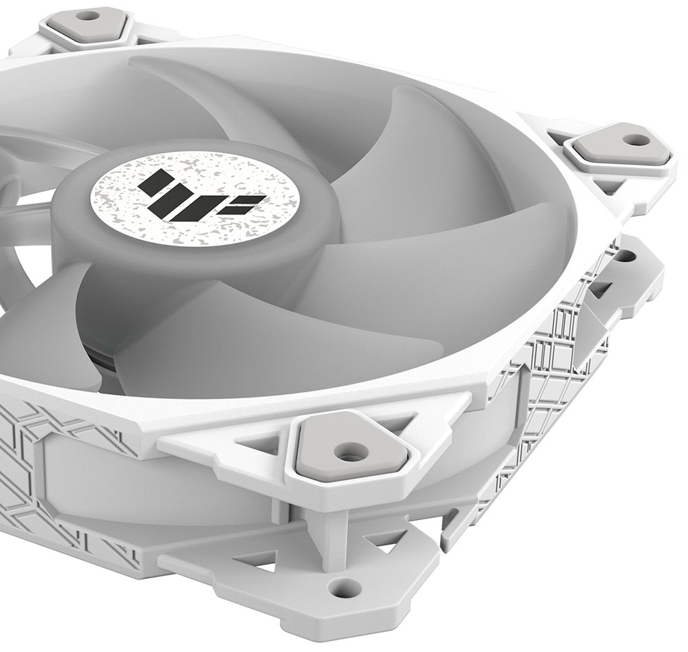 TUF Gaming TF120 ARGB WHITE EDITION Fan - ARGB Kontrollü Üçlü Fan Kiti