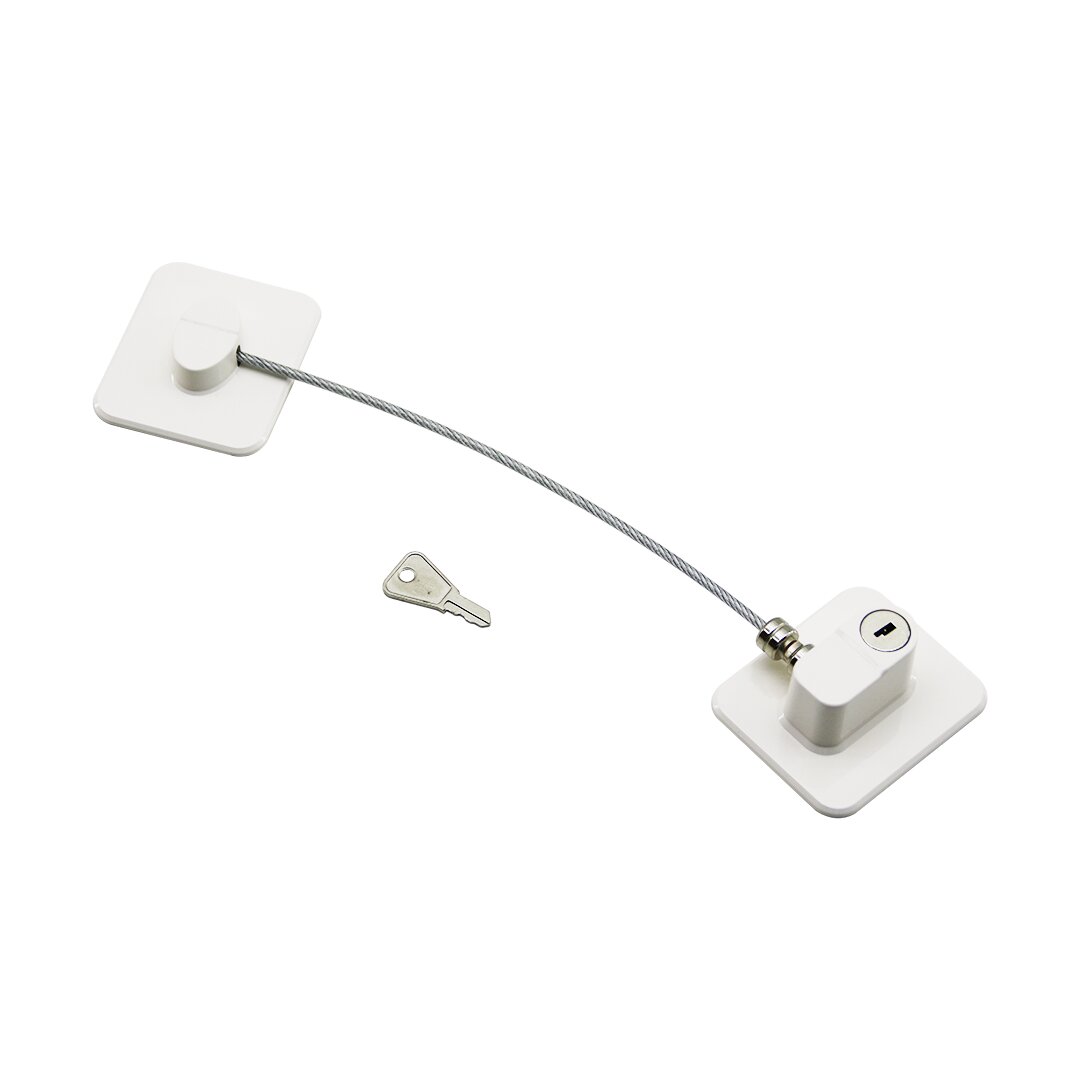 ANKAVERSE® Beyaz Plaka Halatlı Emniyet Kilidi