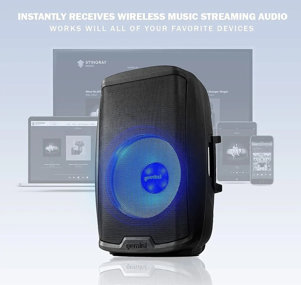 Gemini Aktif 15 İnç Bluetooth Hoparlör 4