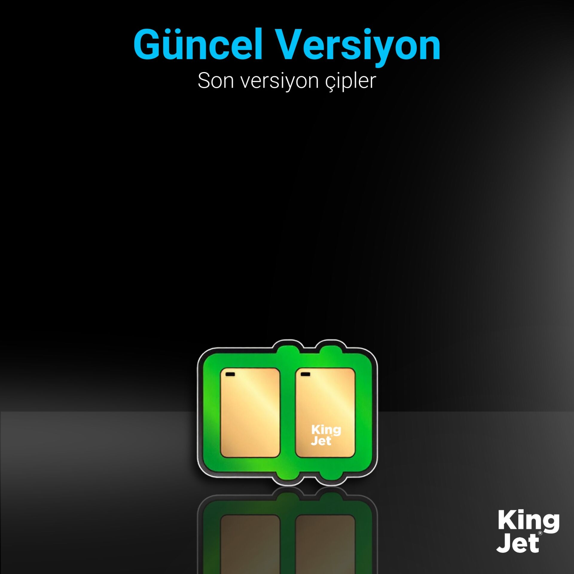 KingJET W2300A uyumlu çip teknolojisi