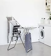 HangOn Drying Rack, 20m - Çamaşır Kurutma Odasında Mat Siyah