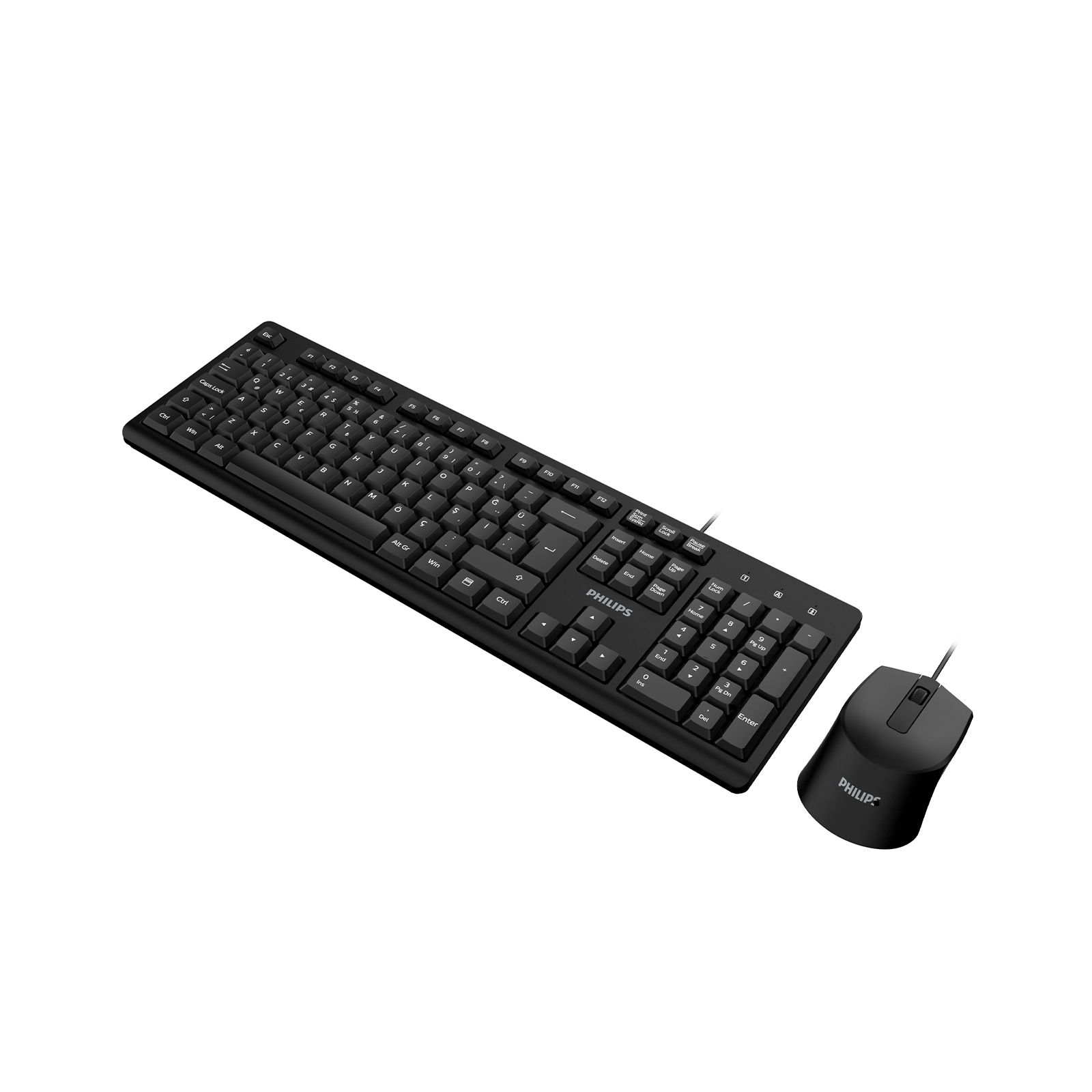 PHILIPS KABLOLU KLAVYE&MOUSE SET SPT6234 SİYAH