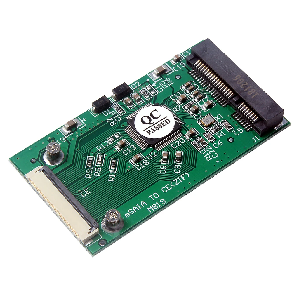 MSATA Mini PCI-E SATA SSD TO ZIF CE 1.8 ''40 Pin ZIF CE Adapter Card