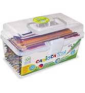 Carioca Maletín TITA | Crayons de Colores, Portable Box de Calems Super Resistentes en Resina c...