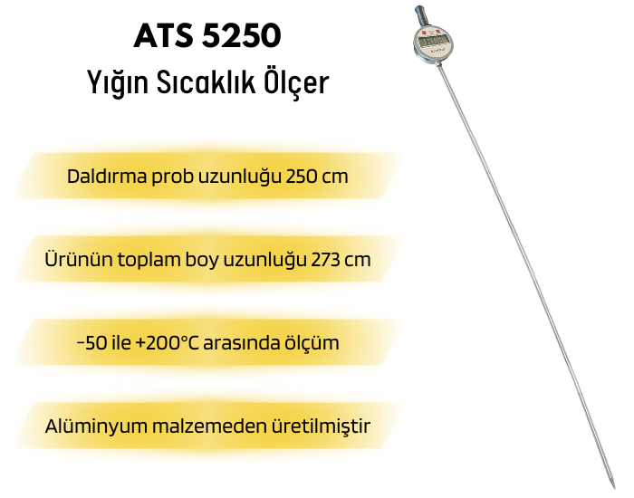 ats 5250 yığın ısı ölçer