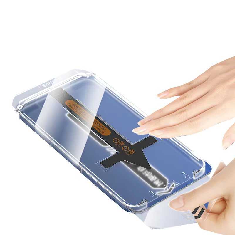 Apple iPhone 16E Zore Süper Fast Anti-Dust Toz Önleyici Temperli Ekran Koruyucu - 2
