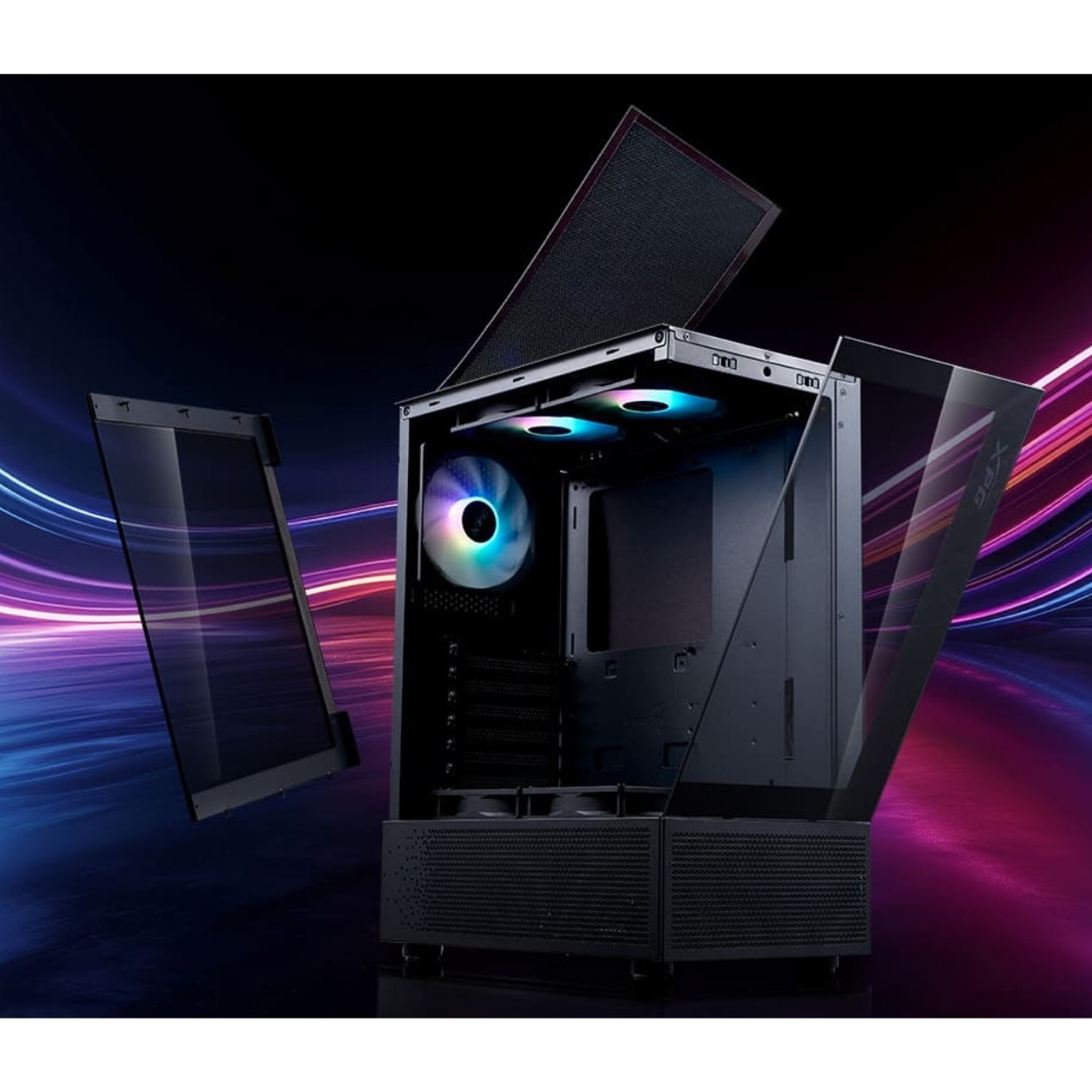 XPG InvaderX Mini Siyah 650W 80+Bronze ATX Gaming Kasa