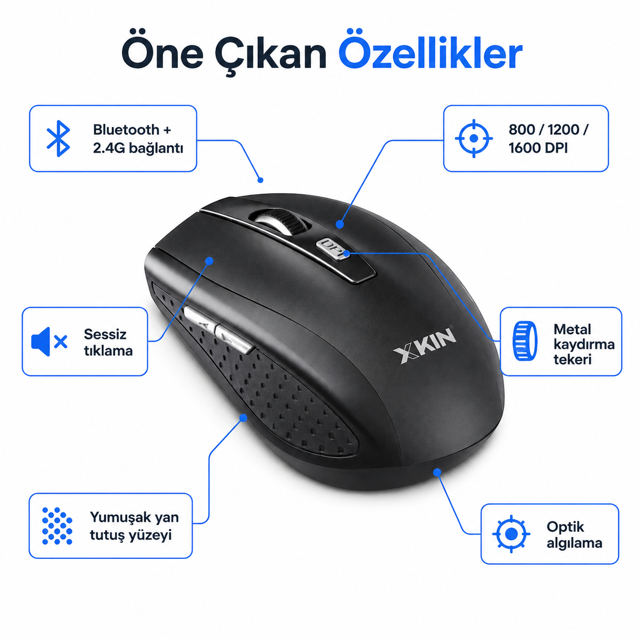 xkin-xk-m04-wireless-mouse-siyah