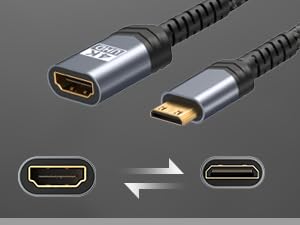 Mini HDMI'dan HDMI'ya Adaptör