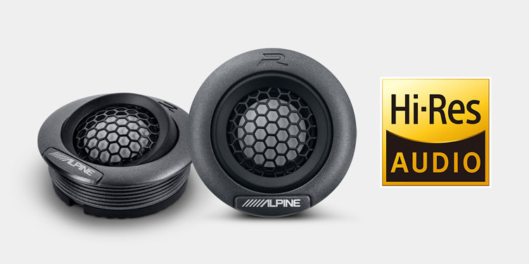 Hi-Res Audio Certified Hard Dome Tweeter