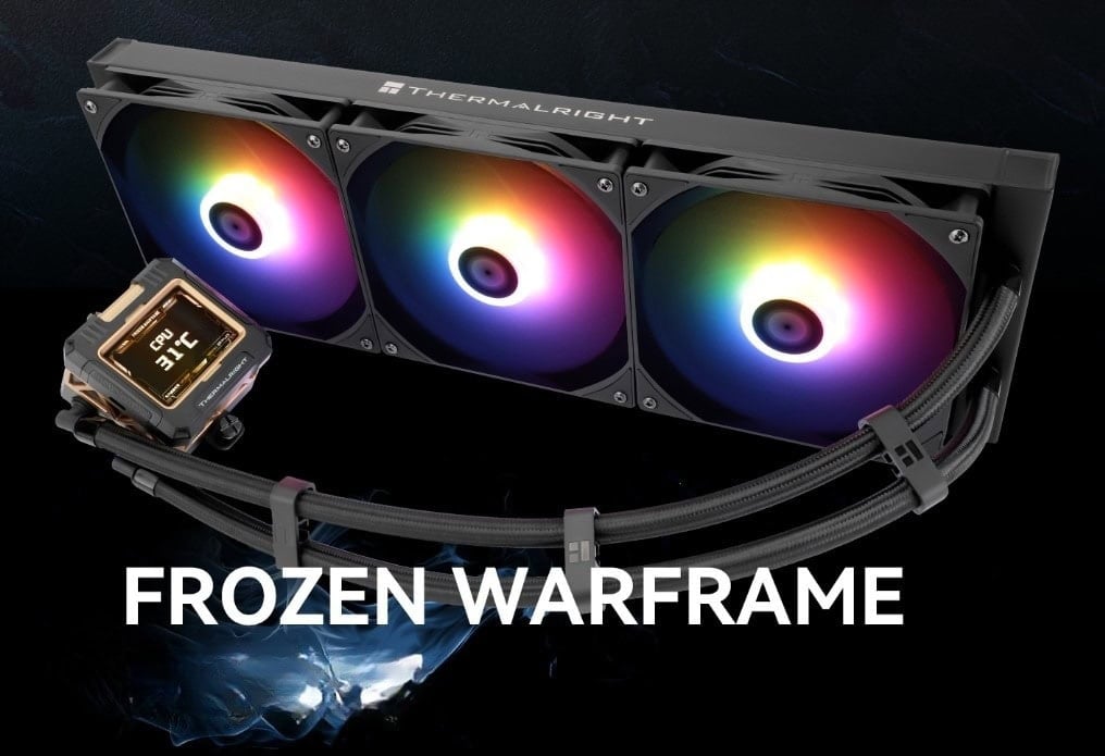 Thermalright Frozen Warframe 420 Black Argb Soğutucu H1