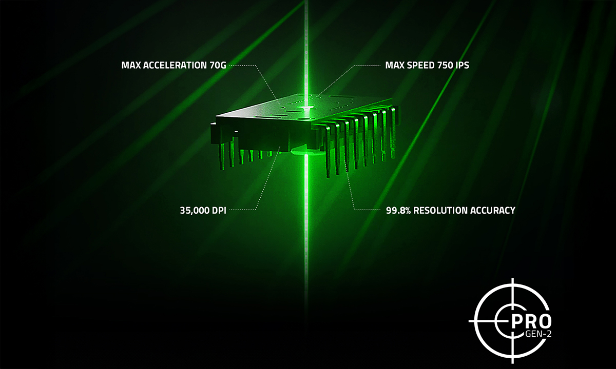 2. Nesil Razer Focus Pro 35K Optik Sensör