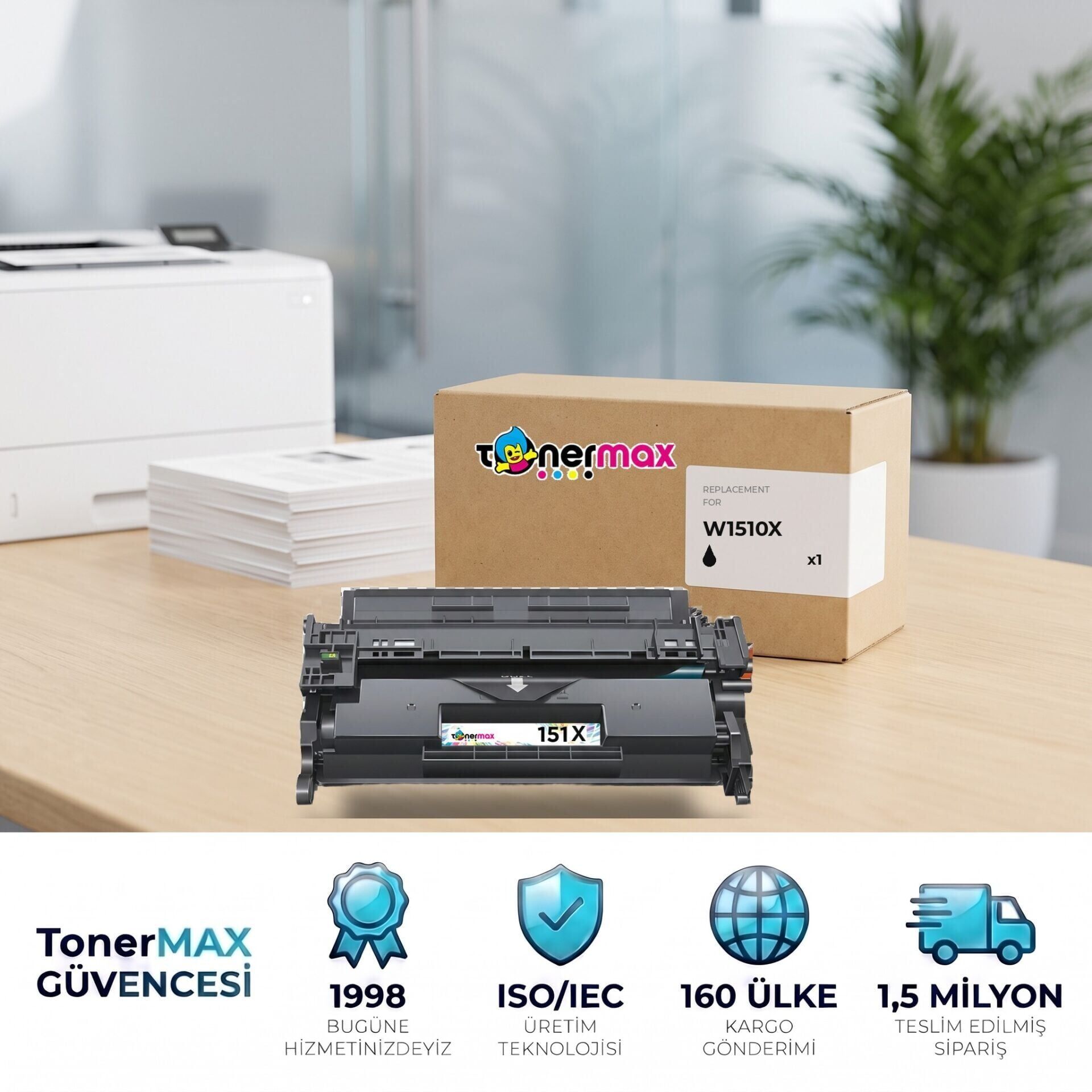 W1510X Muadil Toner