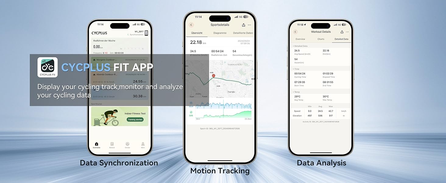 screenshots of the app