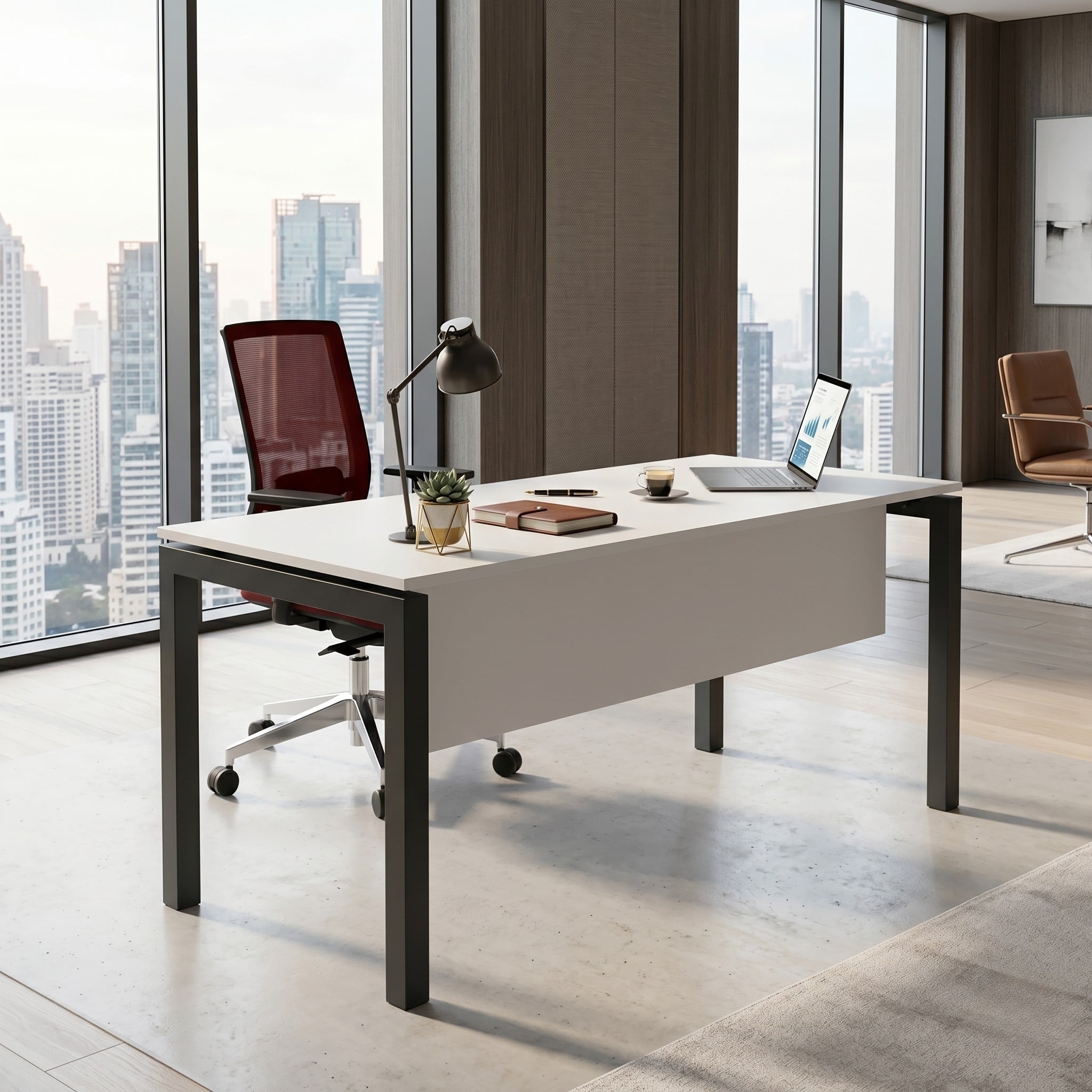 Galaxy Ofis Masası beyaz
