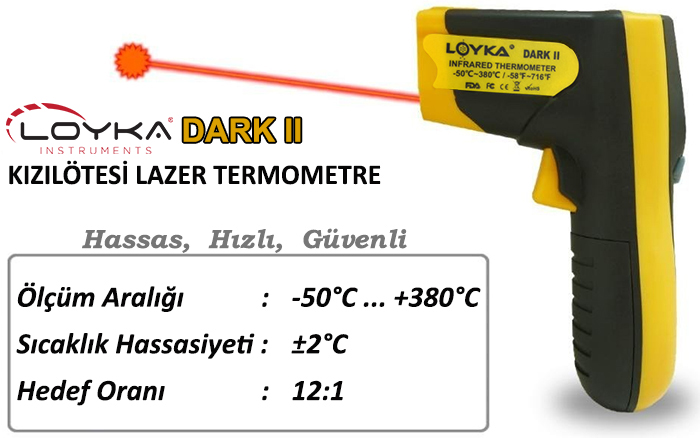 Lazerli Termometre 