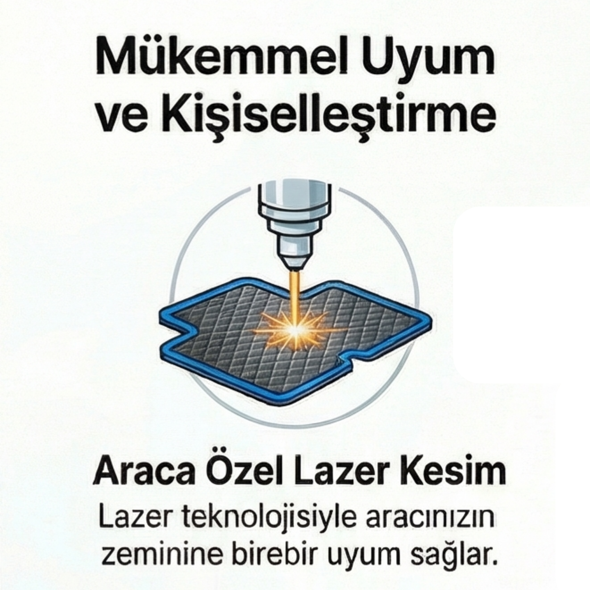 Araca Özel Lazer Kesim Uyum