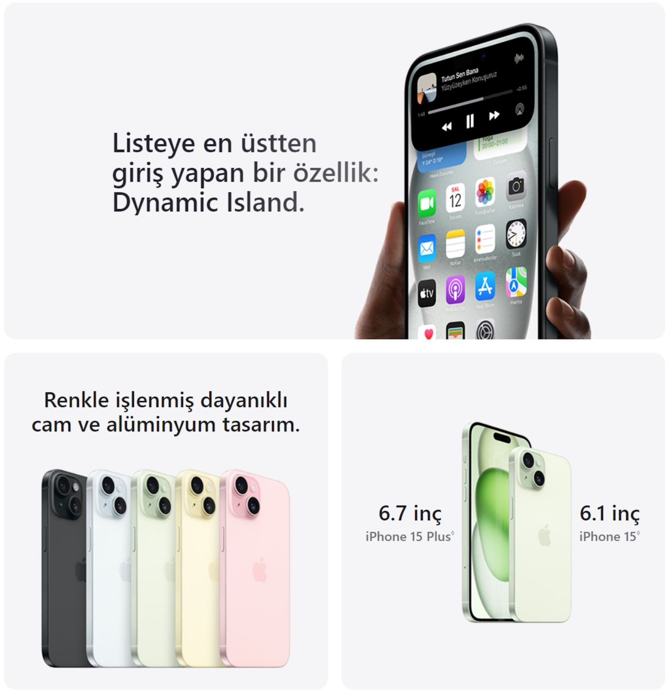 Apple IPHONE 15 Yellow 128GB Yenılenmıs B Kalıte (12 Ay Fiyatı