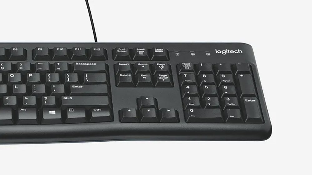 Logitech MK120 Usb Q Siyah Kablolu Klavye Mouse Set