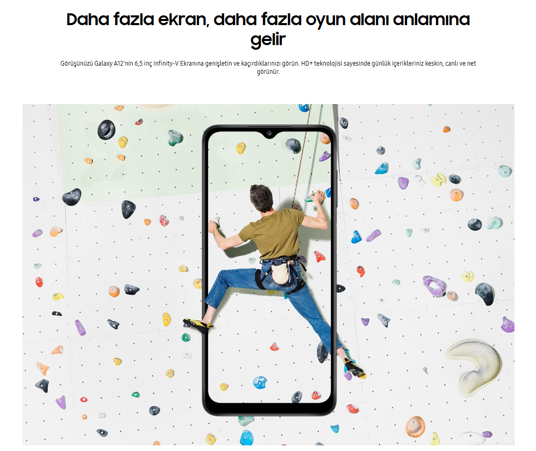 Yenilenmiş Samsung Galaxy A12