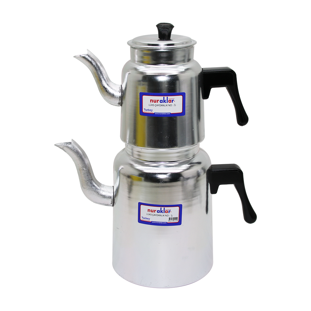 ANKAVERSE® NO-3 LÜKS ALÜMİNYUM ÇAYDANLIK TAKIMI