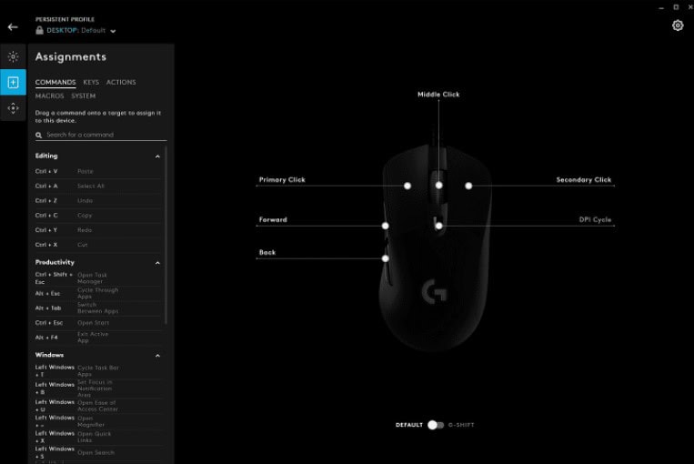Logitech G403 Hero Rgb Kablolu Siyah Gaming Mouse (910 005633) H4