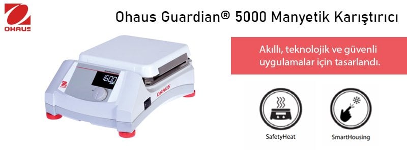 ohaus-guardian-5000-manyetik-karistirici-aciklama