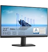 Dell 22 Monitör - SE2225HM, Full HD (1920x1080), 100Hz, VA, 5ms, VESA (100x100mm), HDMI, VGA, 3J...