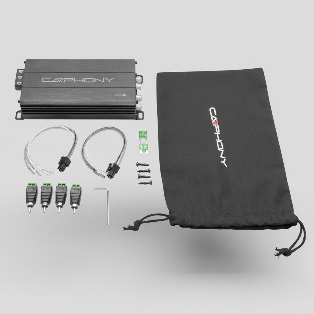 Carphony A480D kutu içeriği görseli