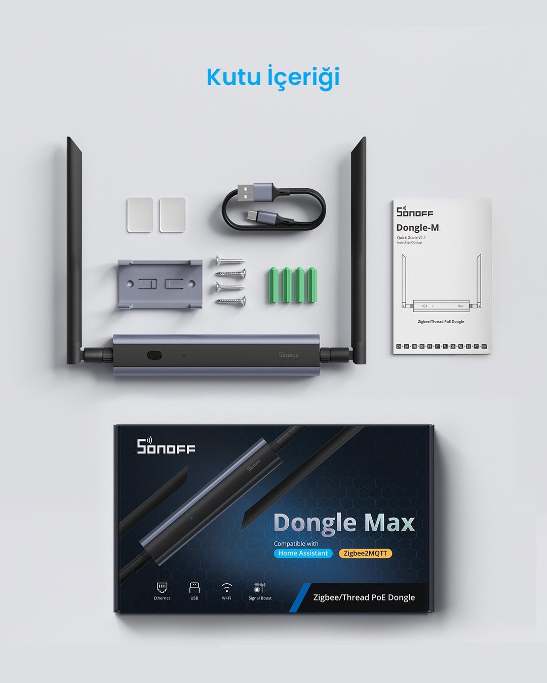 SONOFF Dongle Max Zigbee/Thread PoE Dongle | Dongle-M