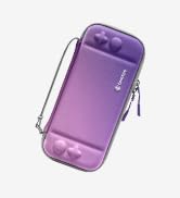 Tomtoc Switch Nintendo Switch/Switch OLED için, İnce Koruyucu Sert Seyahat Taşıma Çantası Kabuk...