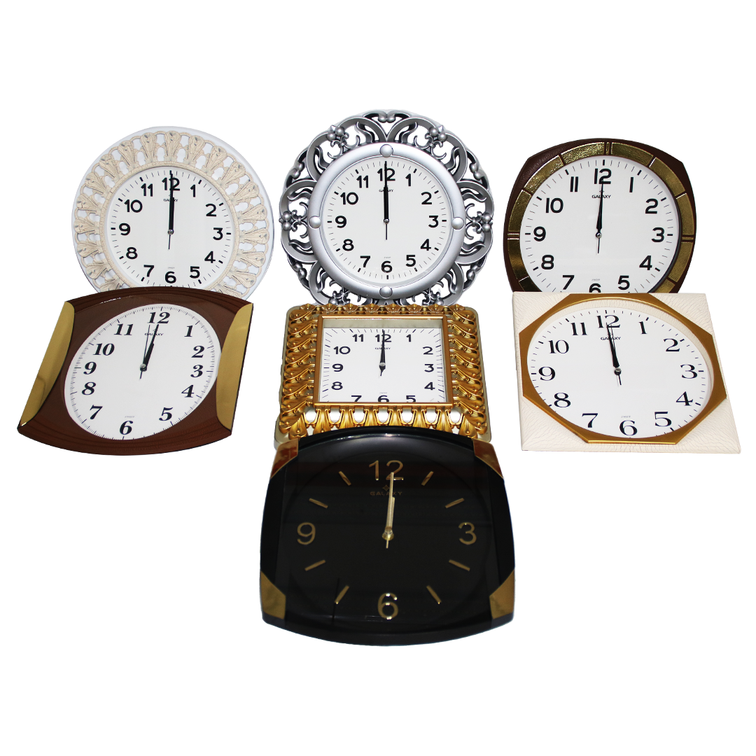 ANKAVERSE® Düz Duvar Saati Karışık (5286)